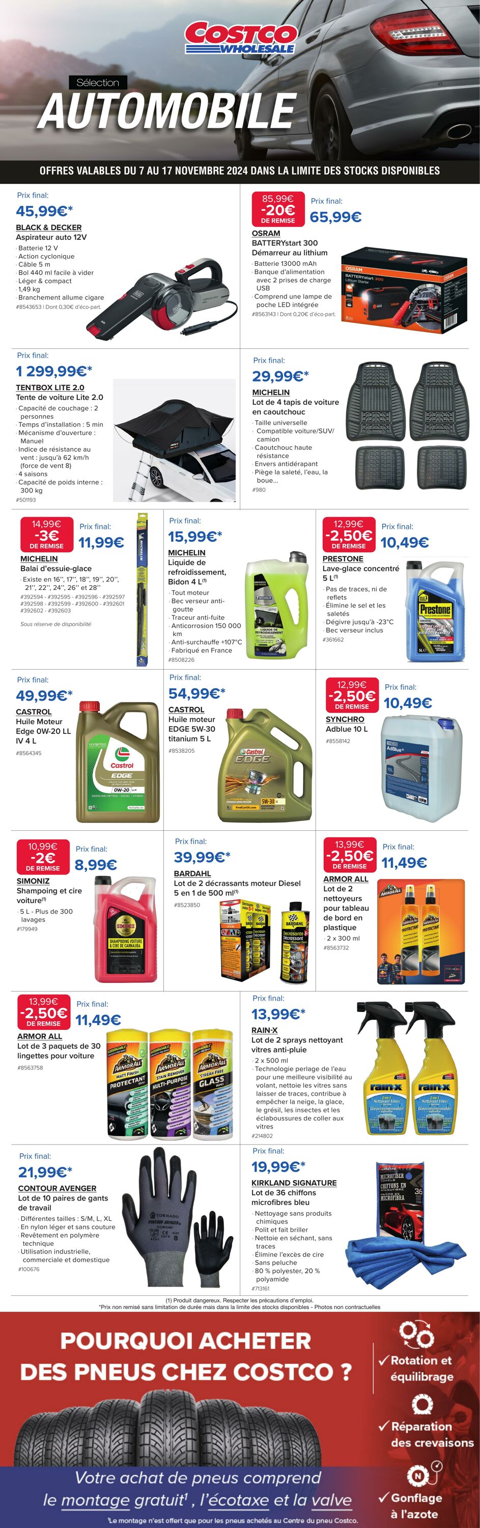 Catalogue Costco 07.11.2024 - 17.11.2024