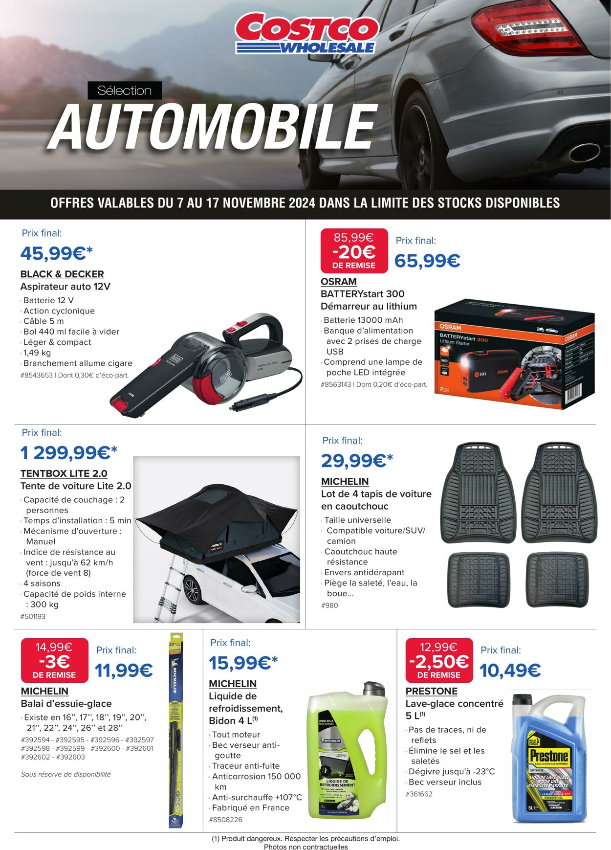 Catalogue Costco 07.11.2024 - 17.11.2024