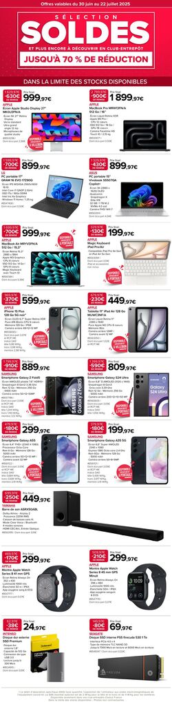 Catalogue Costco 30.06.2025 - 22.07.2025