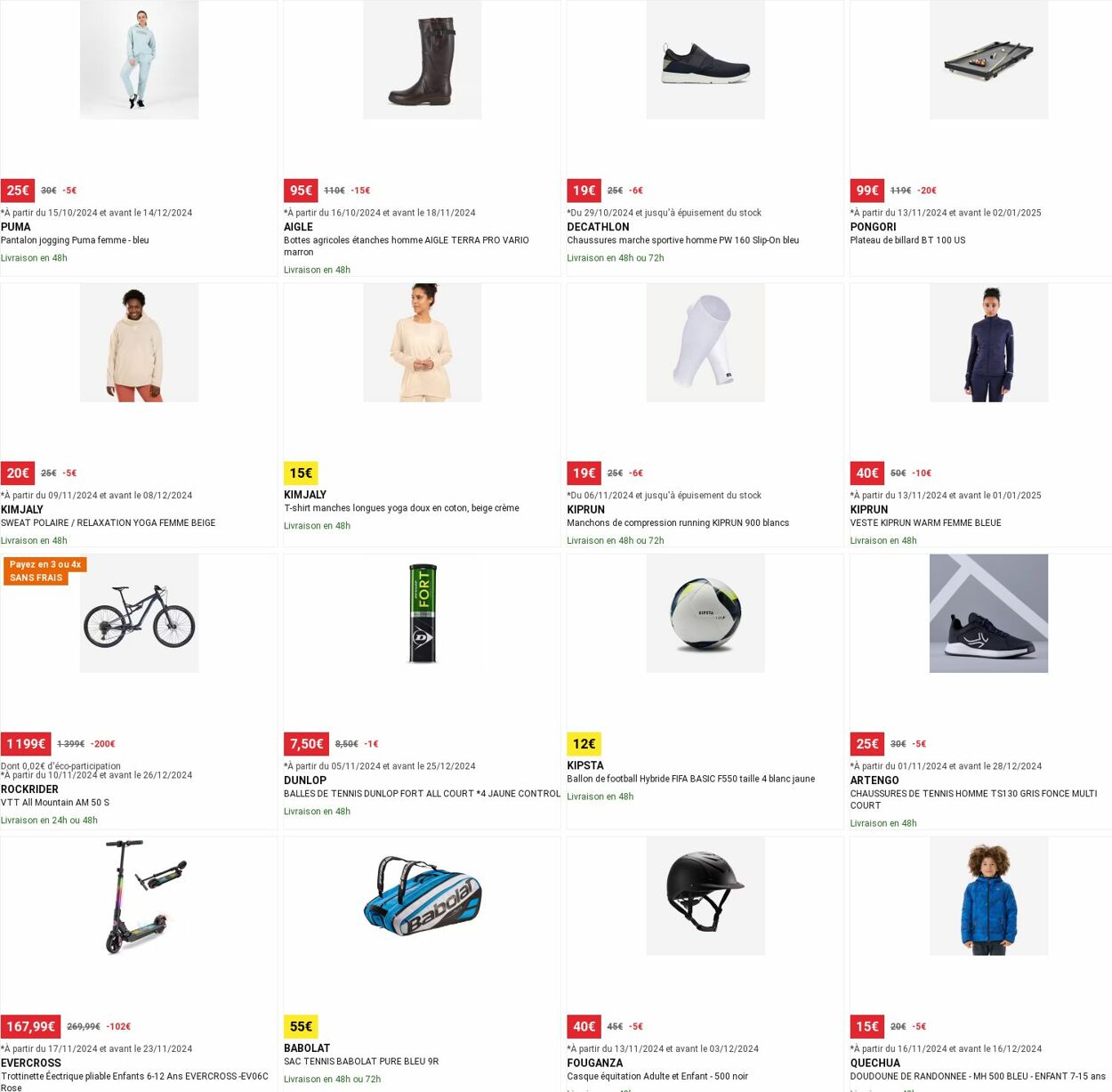 Catalogue Decathlon 18.11.2024 - 27.11.2024