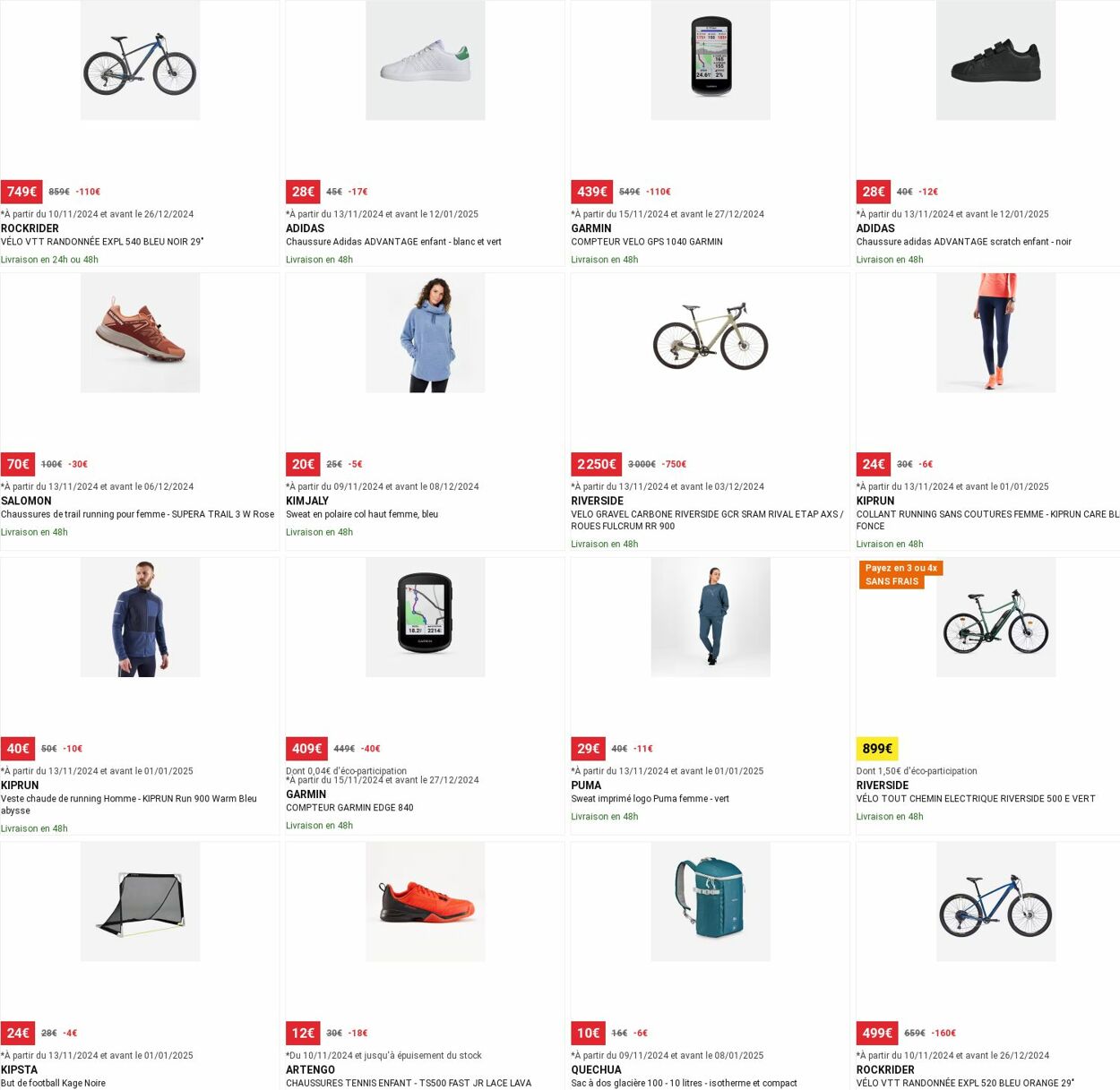 Catalogue Decathlon 18.11.2024 - 27.11.2024