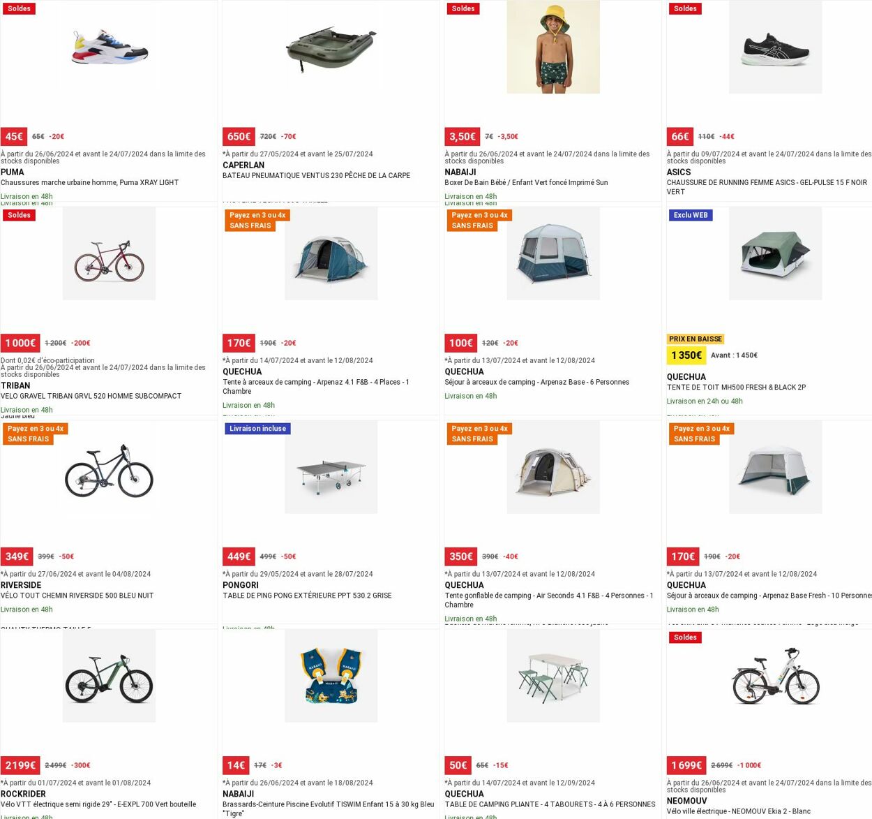 Catalogue Decathlon 22.07.2024 - 31.07.2024