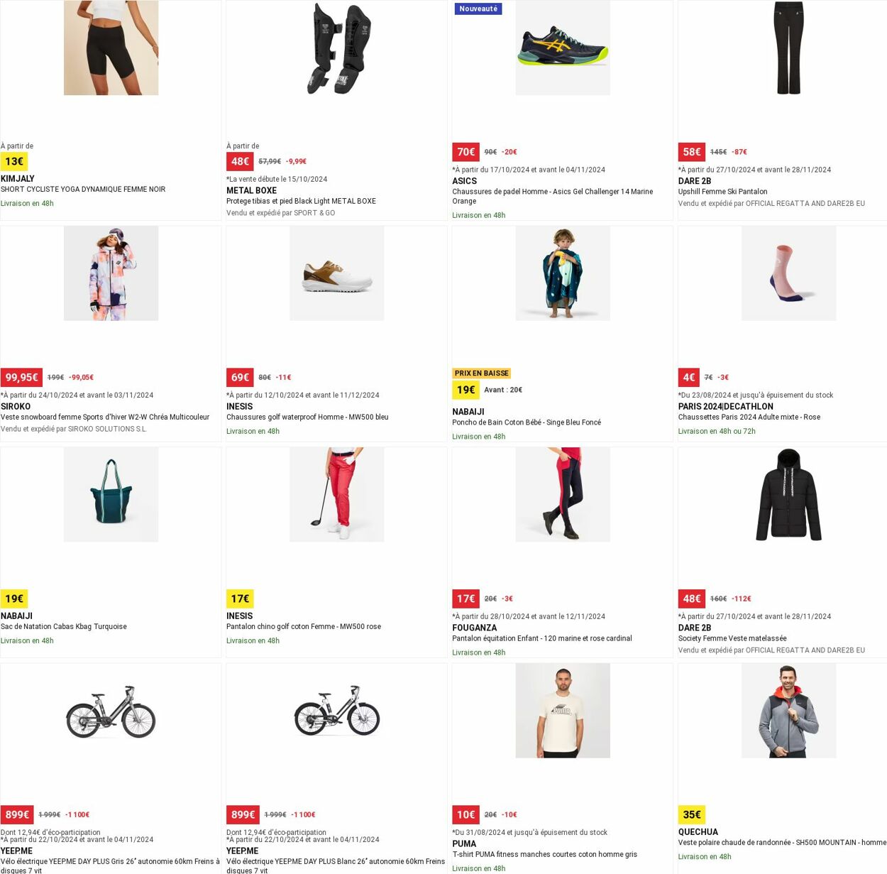 Catalogue Decathlon 28.10.2024 - 06.11.2024