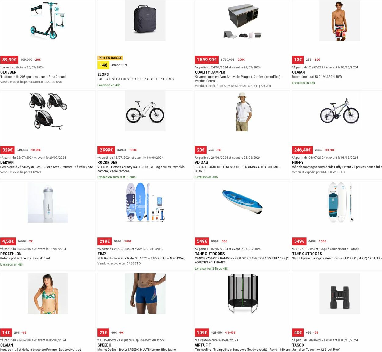 Catalogue Decathlon 29.07.2024 - 07.08.2024