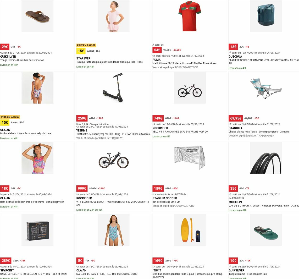 Catalogue Decathlon 29.07.2024 - 07.08.2024