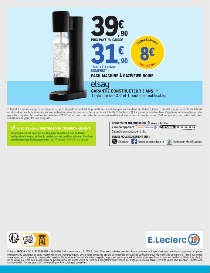 Catalogue E. Leclerc 26.05.2026 - 06.06.2026