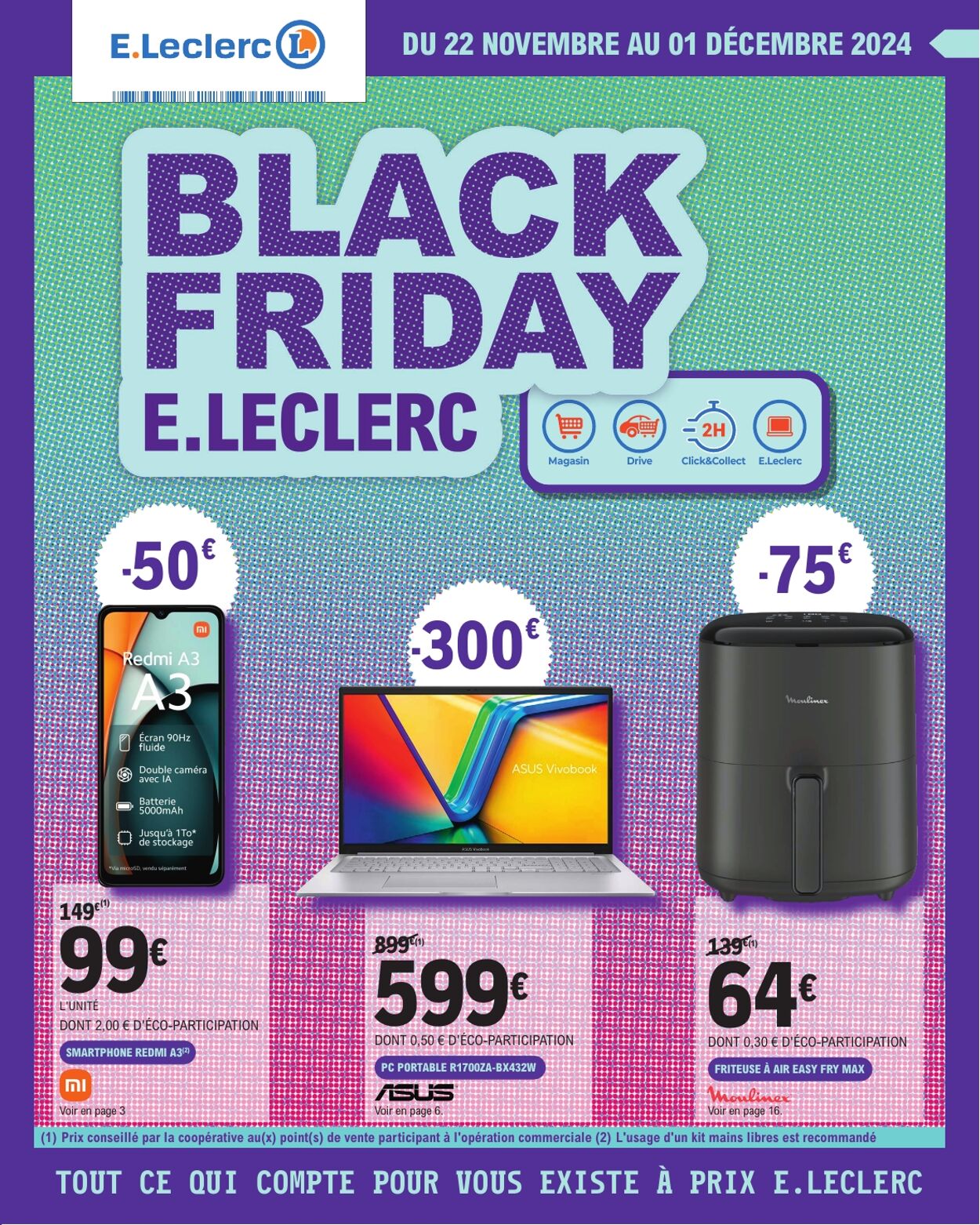 Catalogue E. Leclerc - BLACK FRIDAY 22 nov. 2024 - 1 déc. 2024