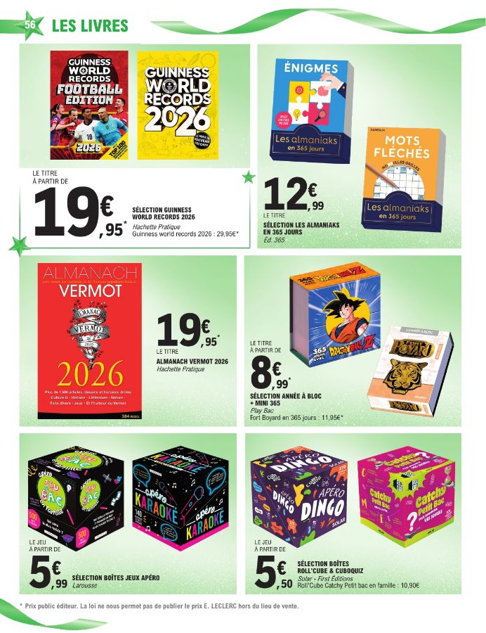Catalogue E. Leclerc 02.12.2025 - 20.12.2025