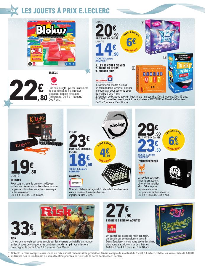 Catalogue E. Leclerc 02.12.2025 - 20.12.2025