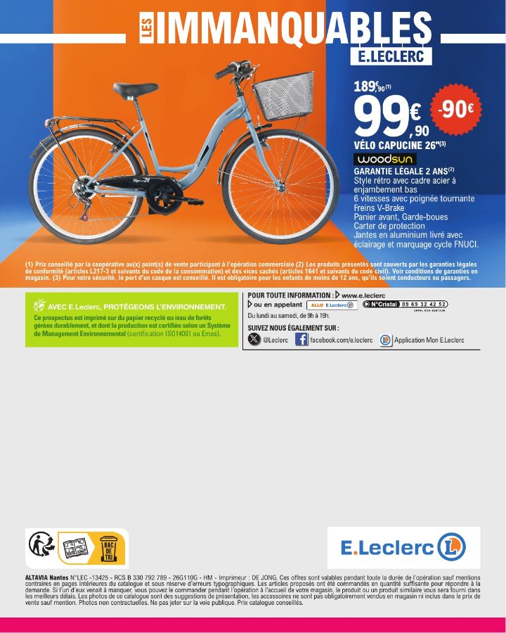 Catalogue E. Leclerc 19.05.2026 - 30.05.2026