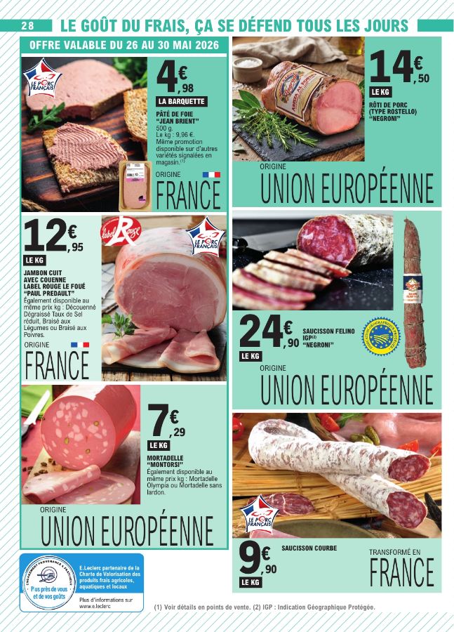 Catalogue E. Leclerc 26.05.2026 - 06.06.2026