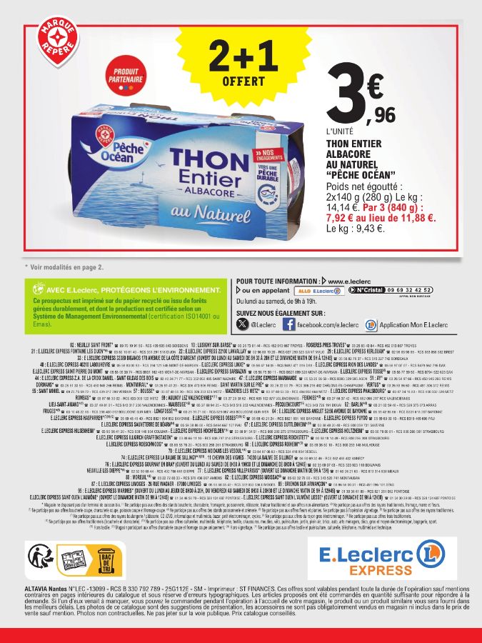 Catalogue E. Leclerc 17.06.2025 - 28.06.2025