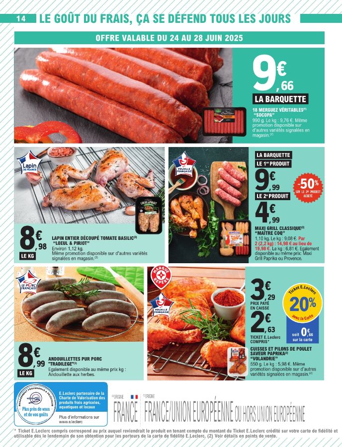 Catalogue E. Leclerc 24.06.2025 - 05.07.2025