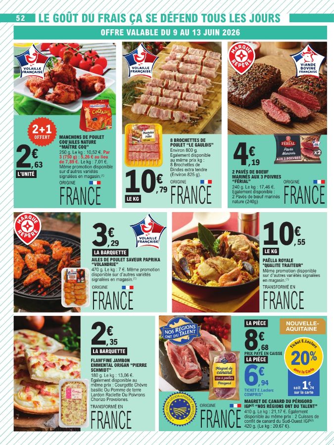 Catalogue E. Leclerc 09.06.2026 - 20.06.2026