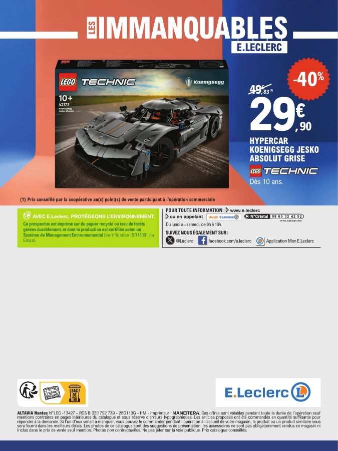 Catalogue E. Leclerc 09.06.2026 - 20.06.2026