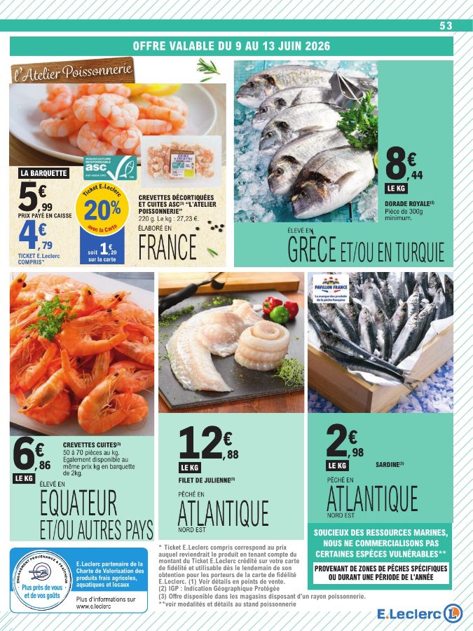 Catalogue E. Leclerc 09.06.2026 - 20.06.2026