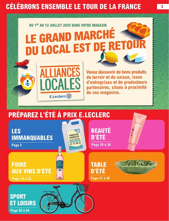 Catalogue E. Leclerc 01.07.2025 - 12.07.2025
