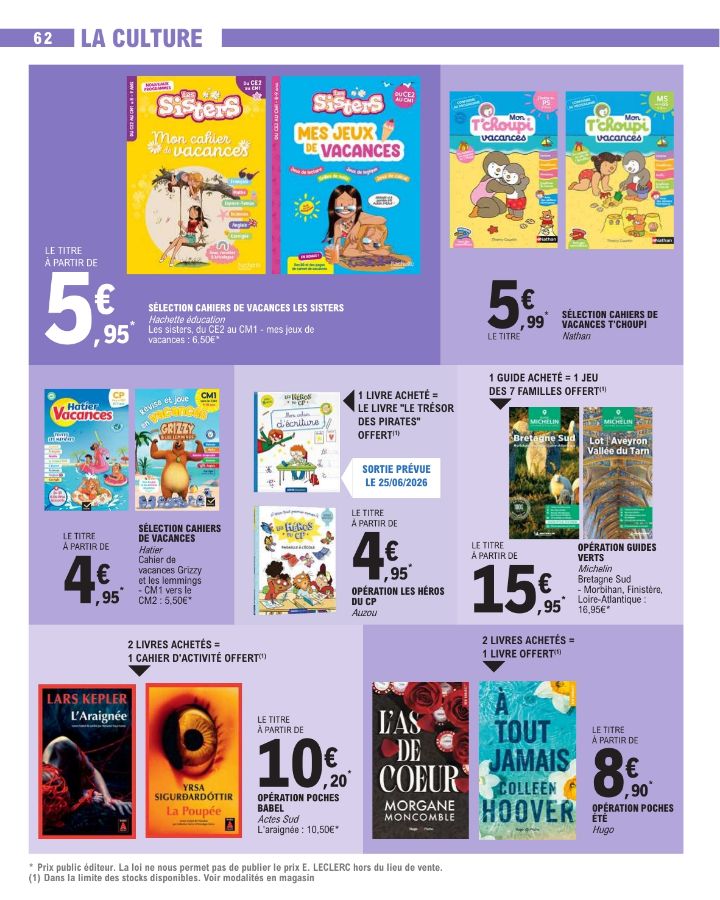 Catalogue E. Leclerc 23.06.2026 - 04.07.2026