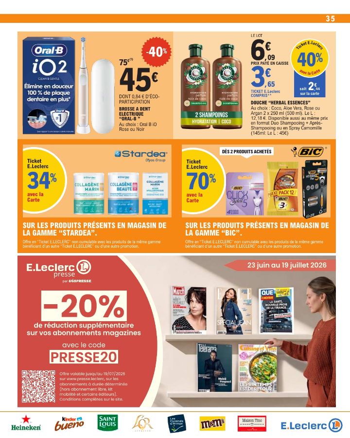 Catalogue E. Leclerc 23.06.2026 - 04.07.2026