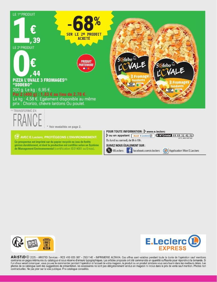Catalogue E. Leclerc 01.07.2025 - 12.07.2025