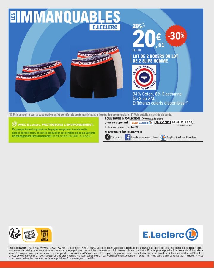 Catalogue E. Leclerc 15.07.2025 - 26.07.2025