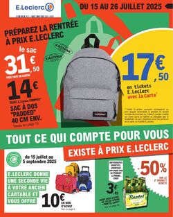 Catalogue E. Leclerc 15.07.2025 - 26.07.2025