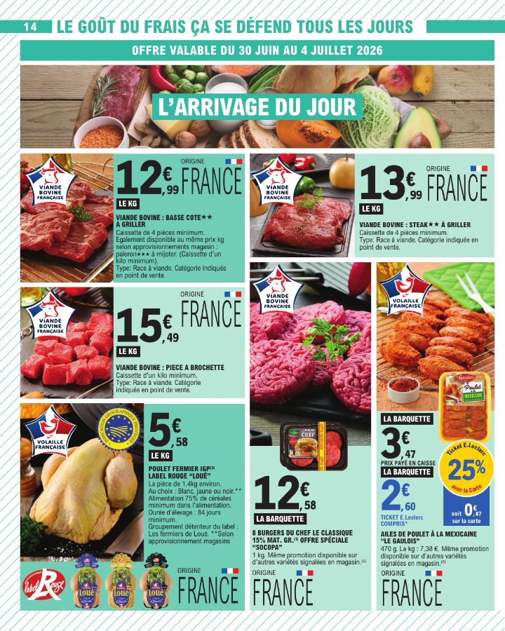 Catalogue E. Leclerc 30.06.2026 - 11.07.2026