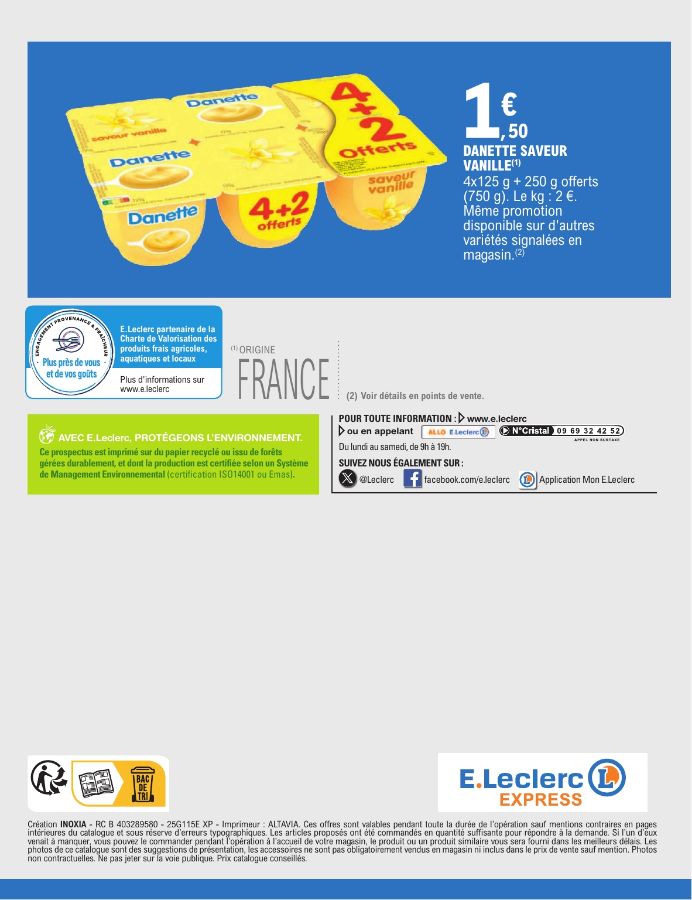 Catalogue E. Leclerc 15.07.2025 - 26.07.2025