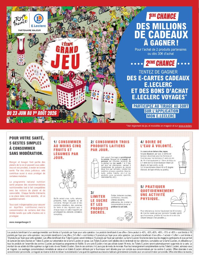 Catalogue E. Leclerc 30.06.2026 - 11.07.2026