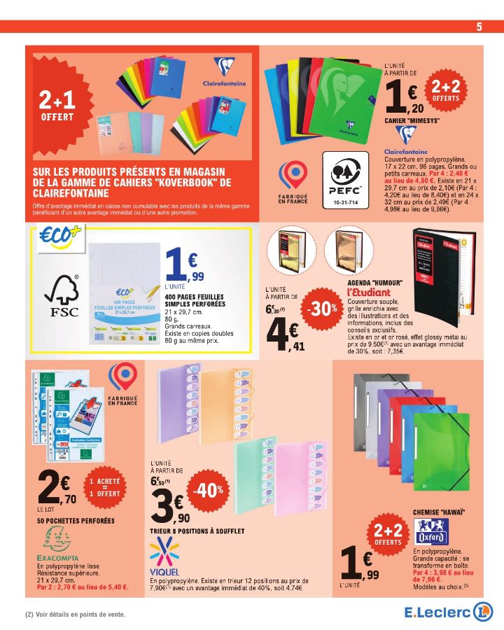 Catalogue E. Leclerc 07.07.2026 - 18.07.2026