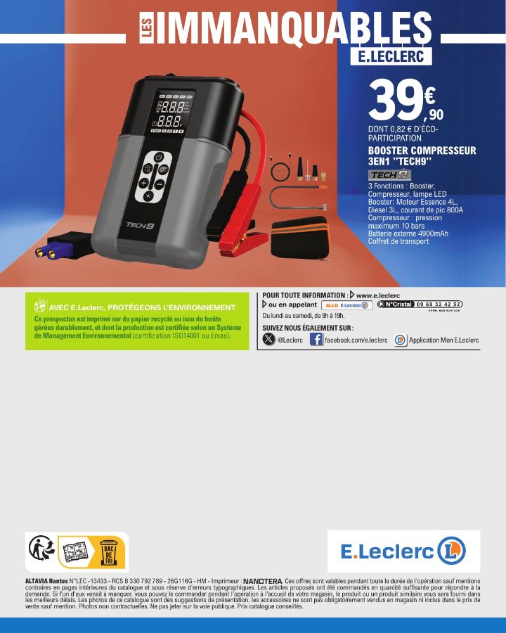 Catalogue E. Leclerc 07.07.2026 - 18.07.2026