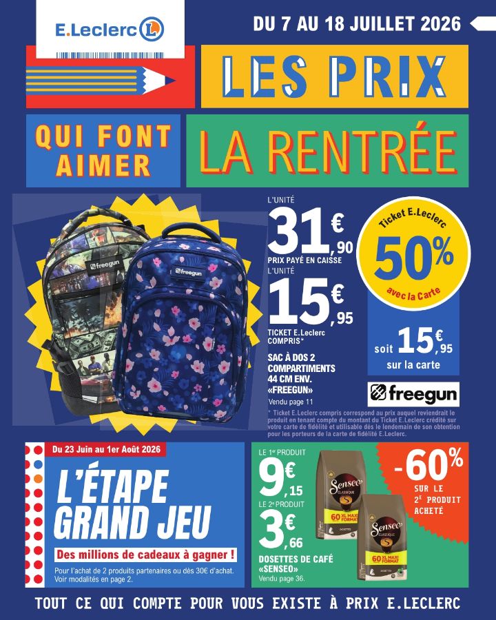 Catalogue E. Leclerc 07.07.2026 - 18.07.2026