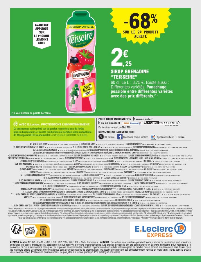 Catalogue E. Leclerc 07.07.2026 - 18.07.2026