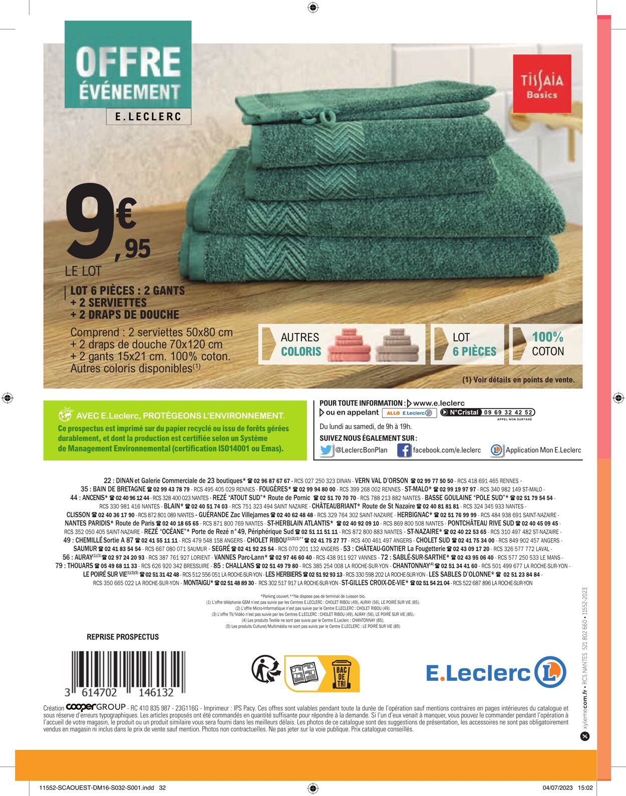 Catalogue E. Leclerc 01.08.2023 - 12.08.2023