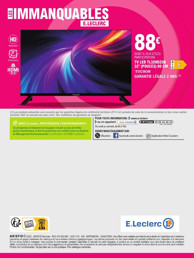 Catalogue E. Leclerc 12.08.2025 - 23.08.2025