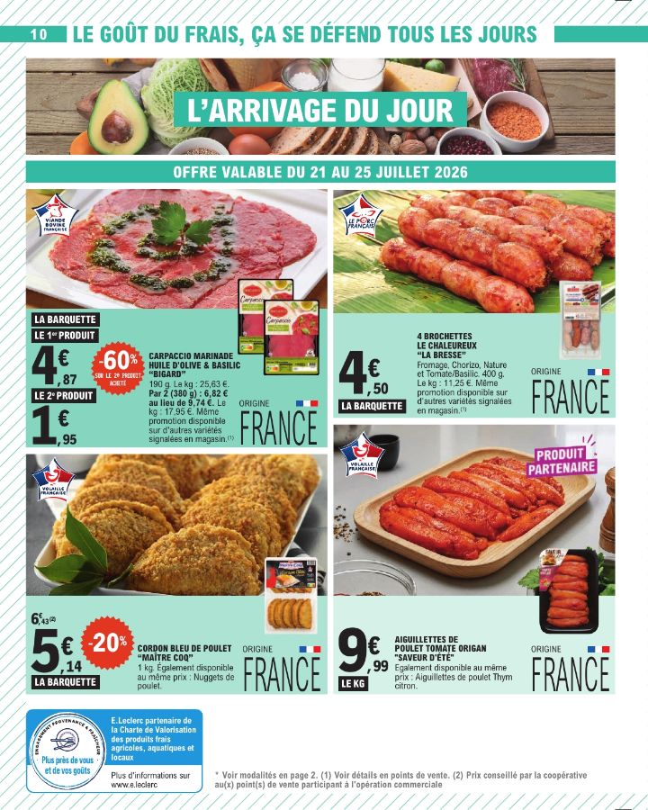 Catalogue E. Leclerc 21.07.2026 - 01.08.2026