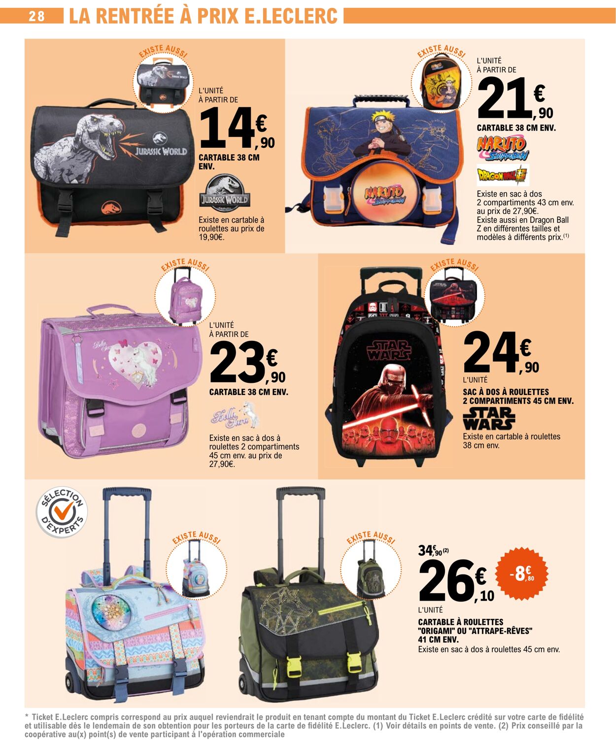 Cartable discount lidl 2020