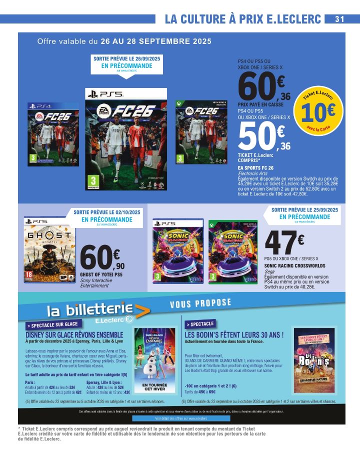 Catalogue E. Leclerc 23.09.2025 - 04.10.2025