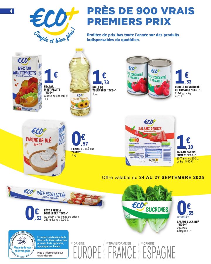 Catalogue E. Leclerc 23.09.2025 - 04.10.2025