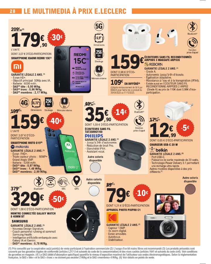 Catalogue E. Leclerc 30.09.2025 - 11.10.2025