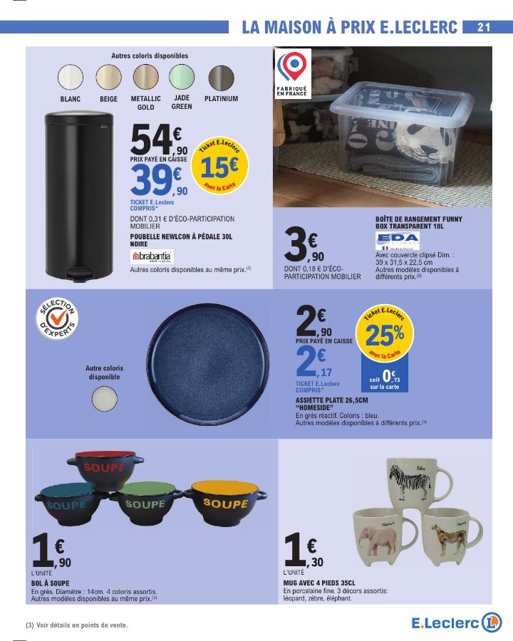 Catalogue E. Leclerc 30.09.2025 - 11.10.2025