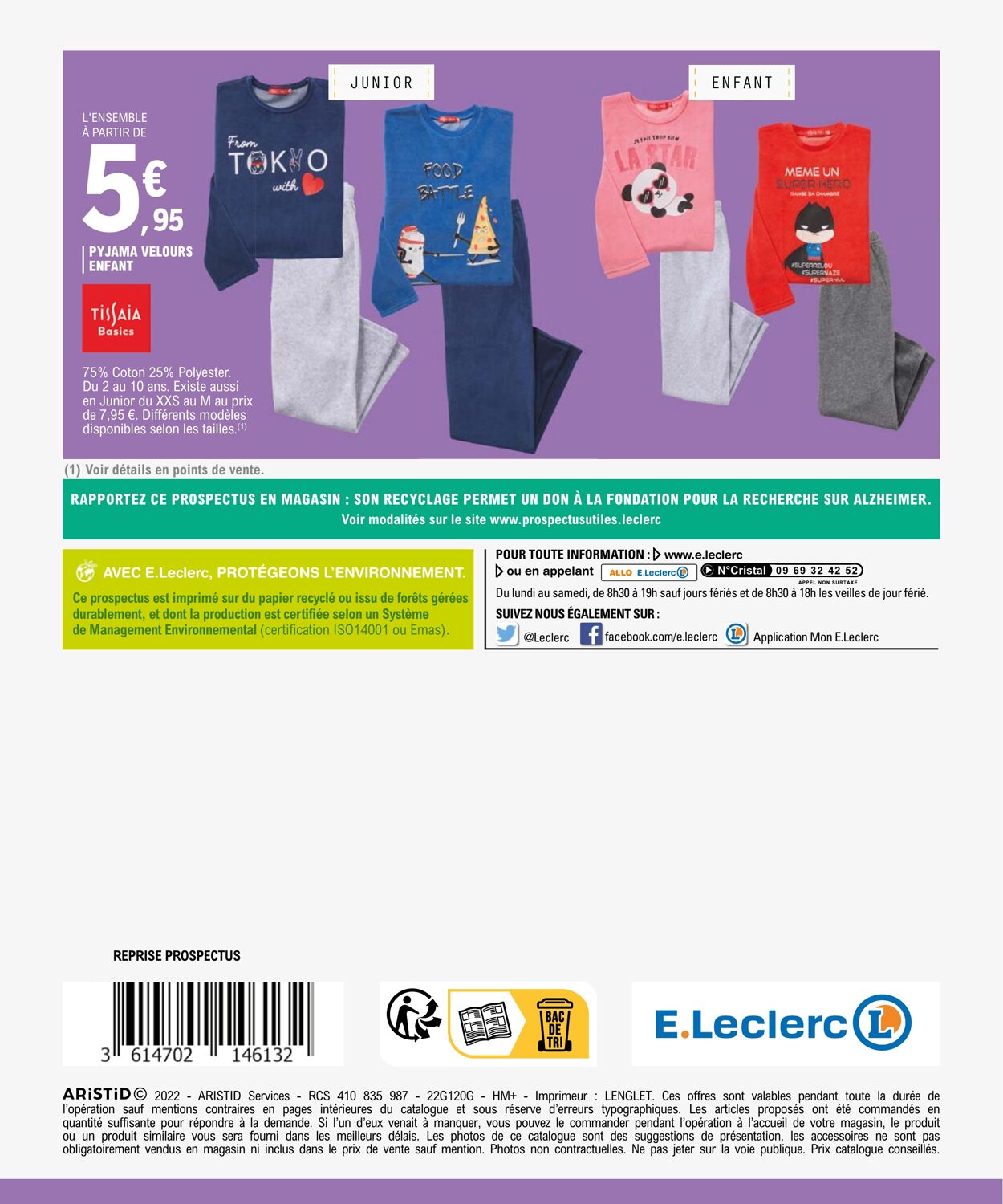 Catalogue E. Leclerc 18.10.2022 - 29.10.2022