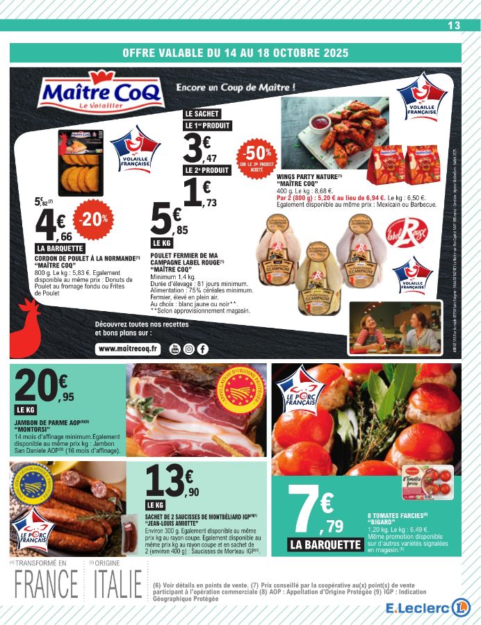 Catalogue E. Leclerc 14.10.2025 - 25.10.2025