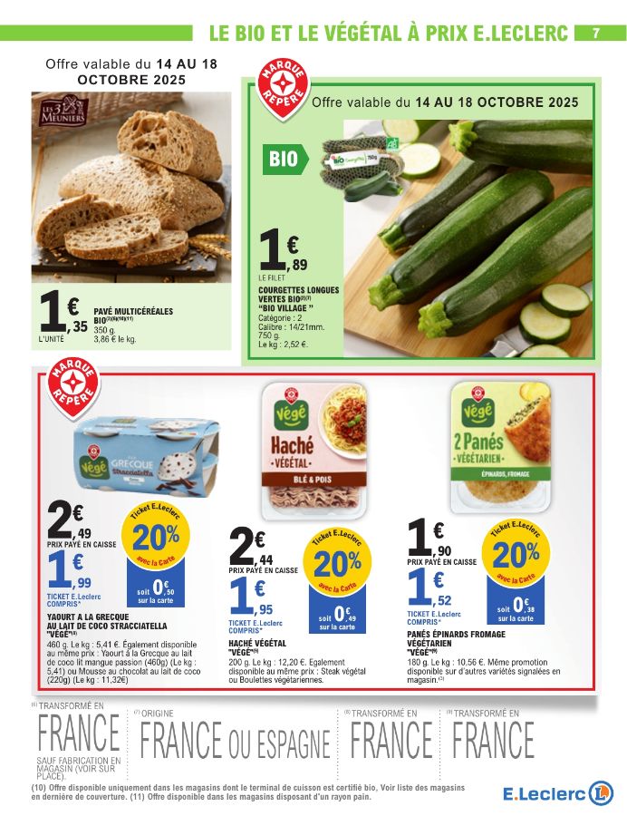 Catalogue E. Leclerc 14.10.2025 - 25.10.2025