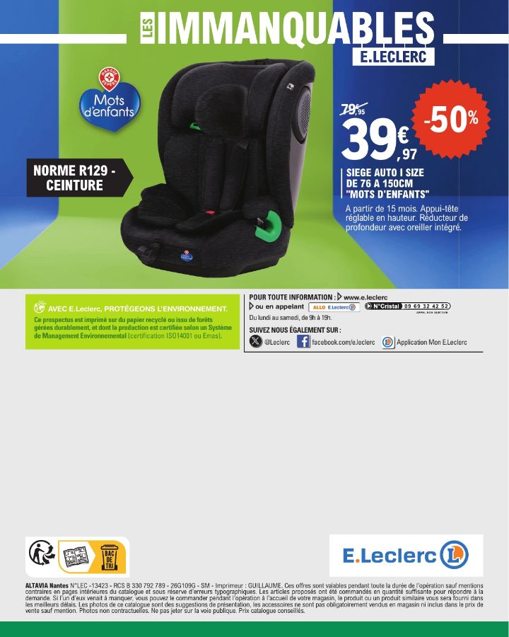 Catalogue E. Leclerc 12.05.2026 - 23.05.2026