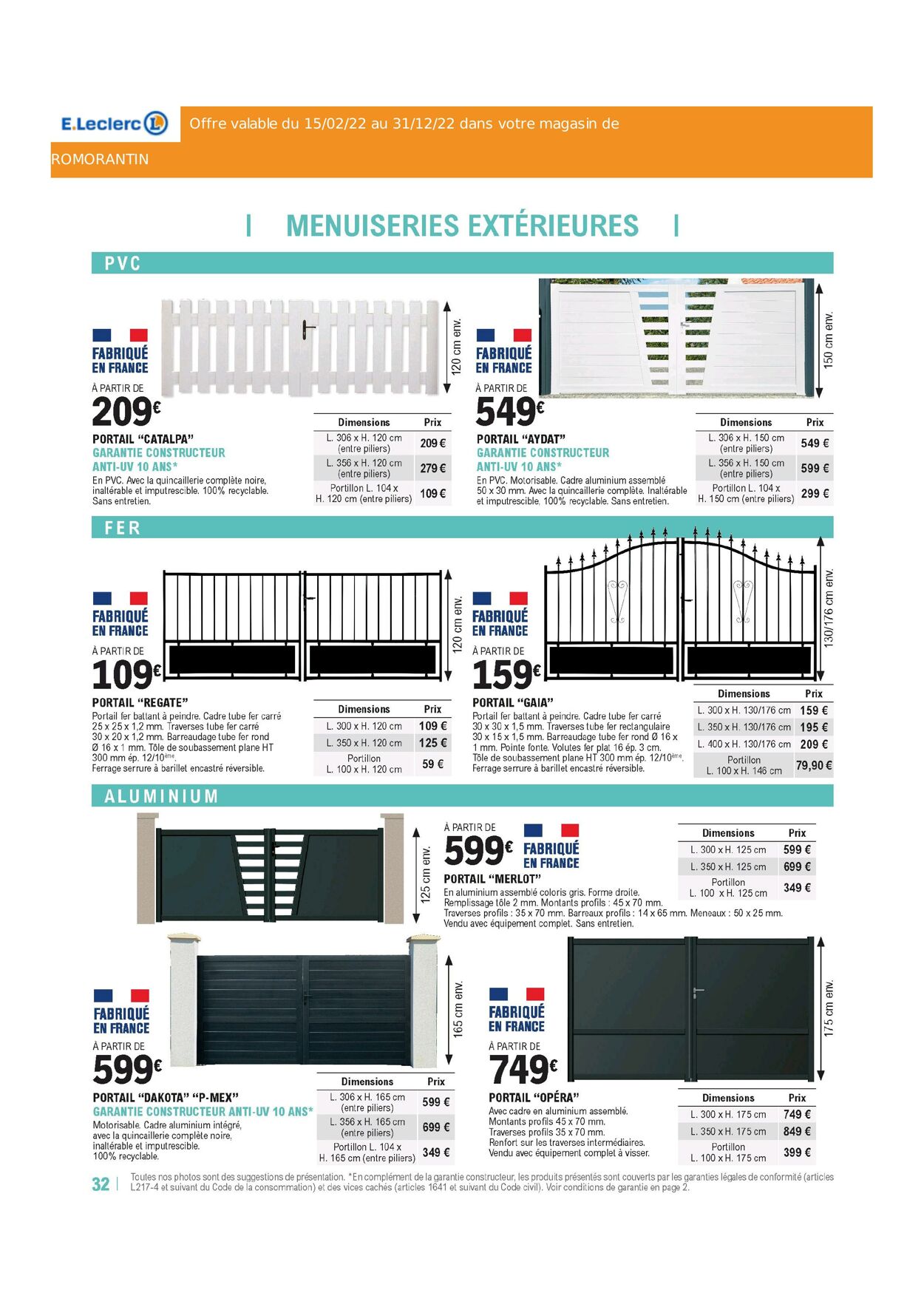 Catalogue E. Leclerc 15.02.2022 - 31.12.2022