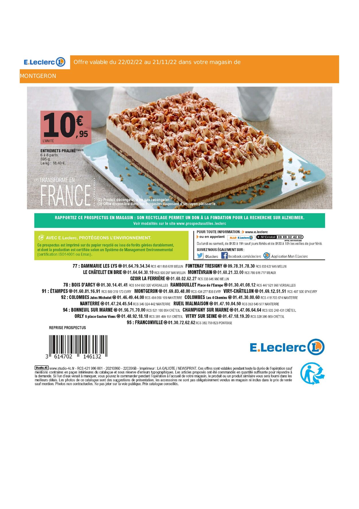 Catalogue E. Leclerc 22.02.2022 - 21.11.2022