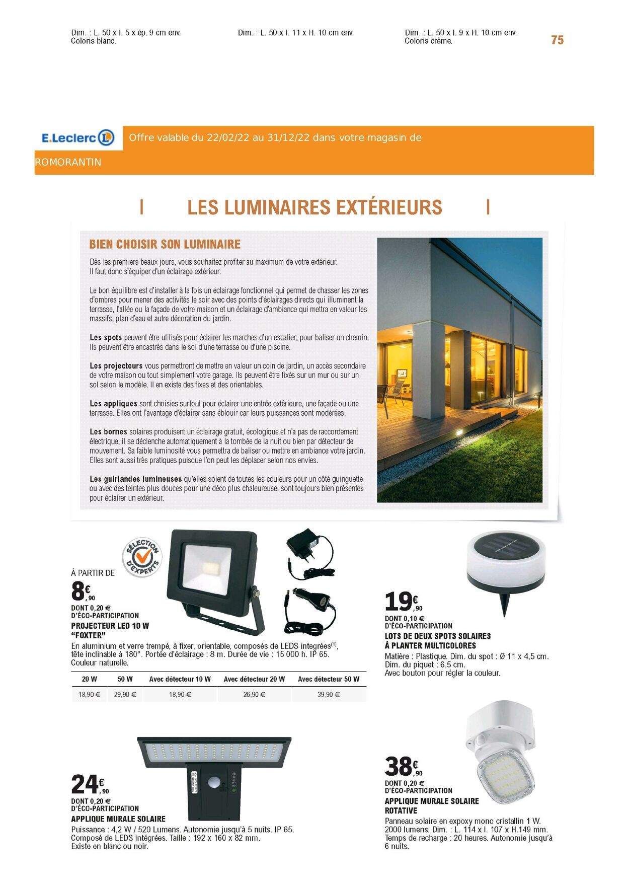 Catalogue E. Leclerc 22.02.2022 - 31.12.2022