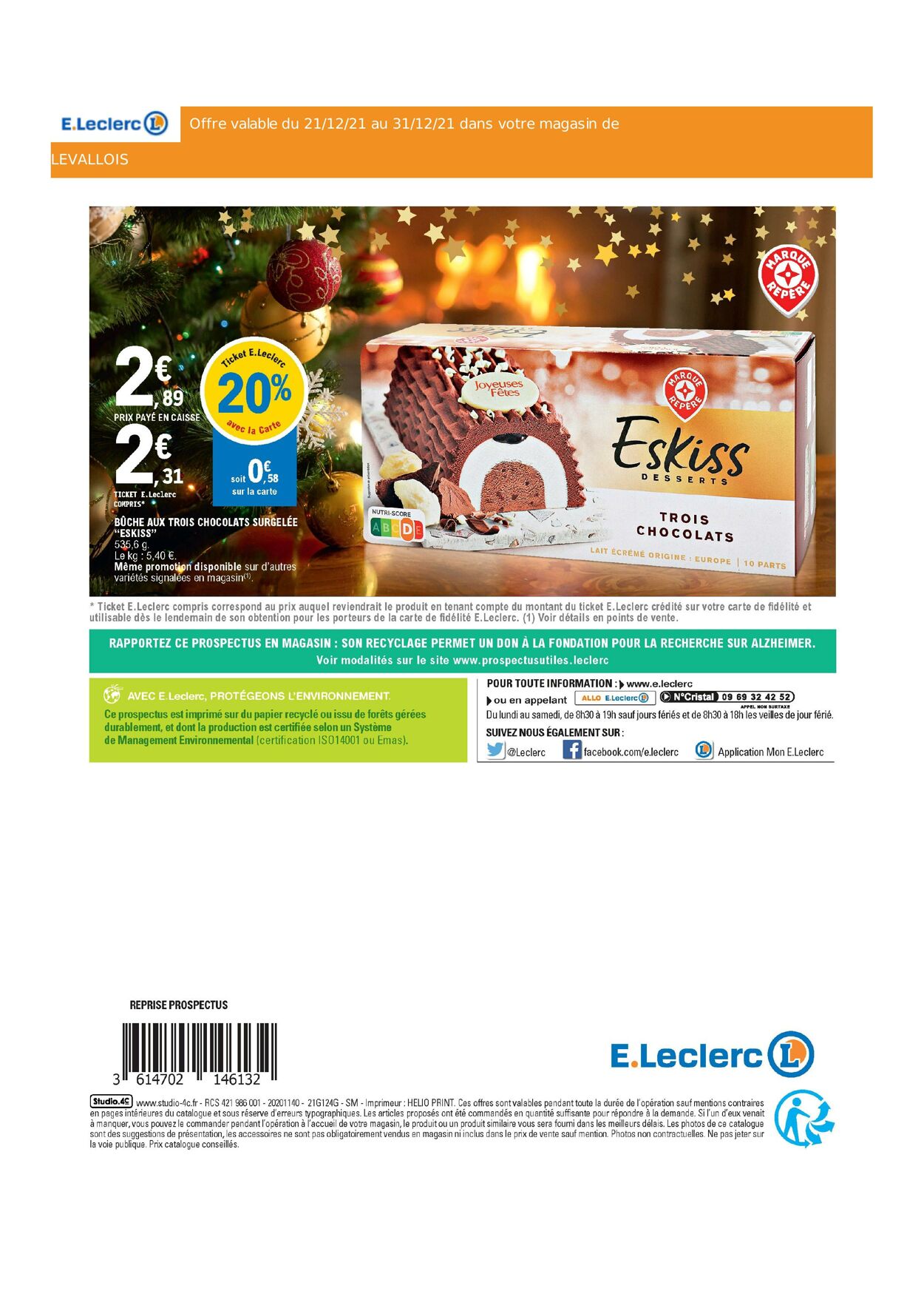 Catalogue E. Leclerc 21.12.2021 - 31.12.2021