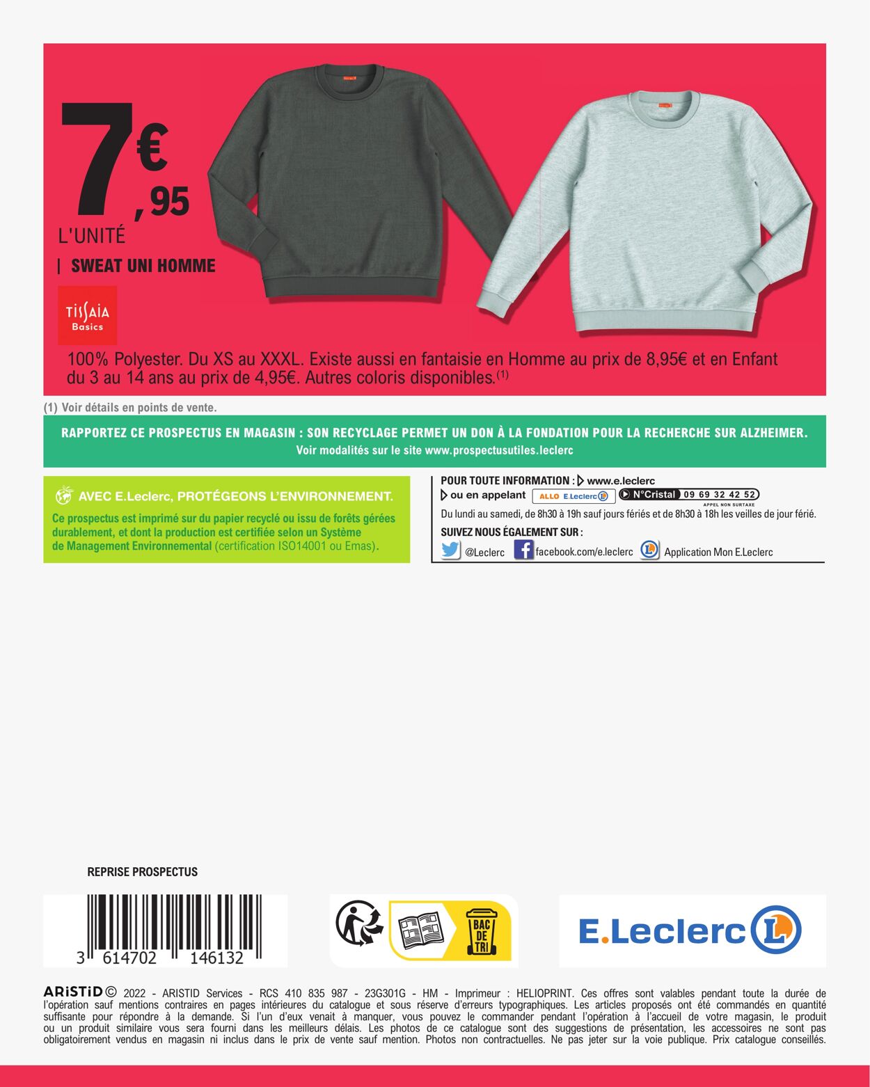 Catalogue E. Leclerc 03.01.2023 - 14.01.2023